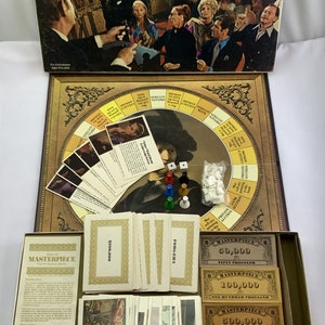 1970 Masterpiece Game Art Auction Game by Parker Brothers Complete Very Good Condition FREE SHIPPING