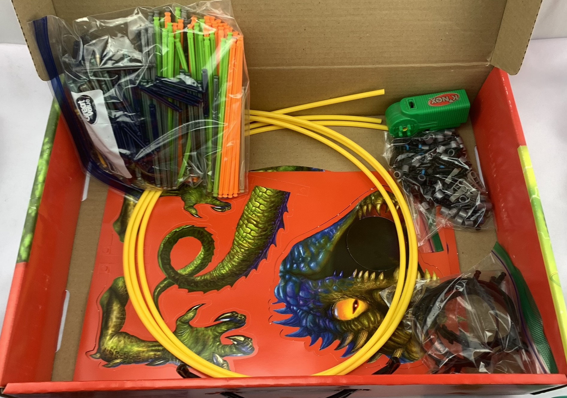 2004 K'nex Loopin' Lizard Ball Machine #15135 793 Pc Set
