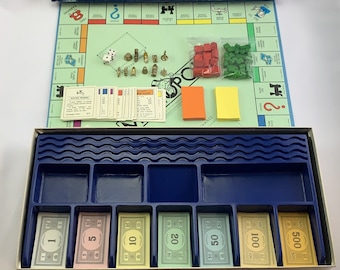 1984 Deluxe Anniversary Monopoly Game by Parker Brothers Complete Very Good Condition FREE SHIPPING