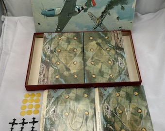 1977 Fighter Bomber: The Game of Mustangs and Messerschmitts Game by Cadaco FREE SHIPPING