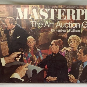 1970 Masterpiece Game Art Auction Game by Parker Brothers New/Sealed FREE SHIPPING