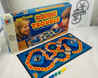 1987 Double Trouble Game by Milton Bradley Complete in Great Condition FREE SHIPPING