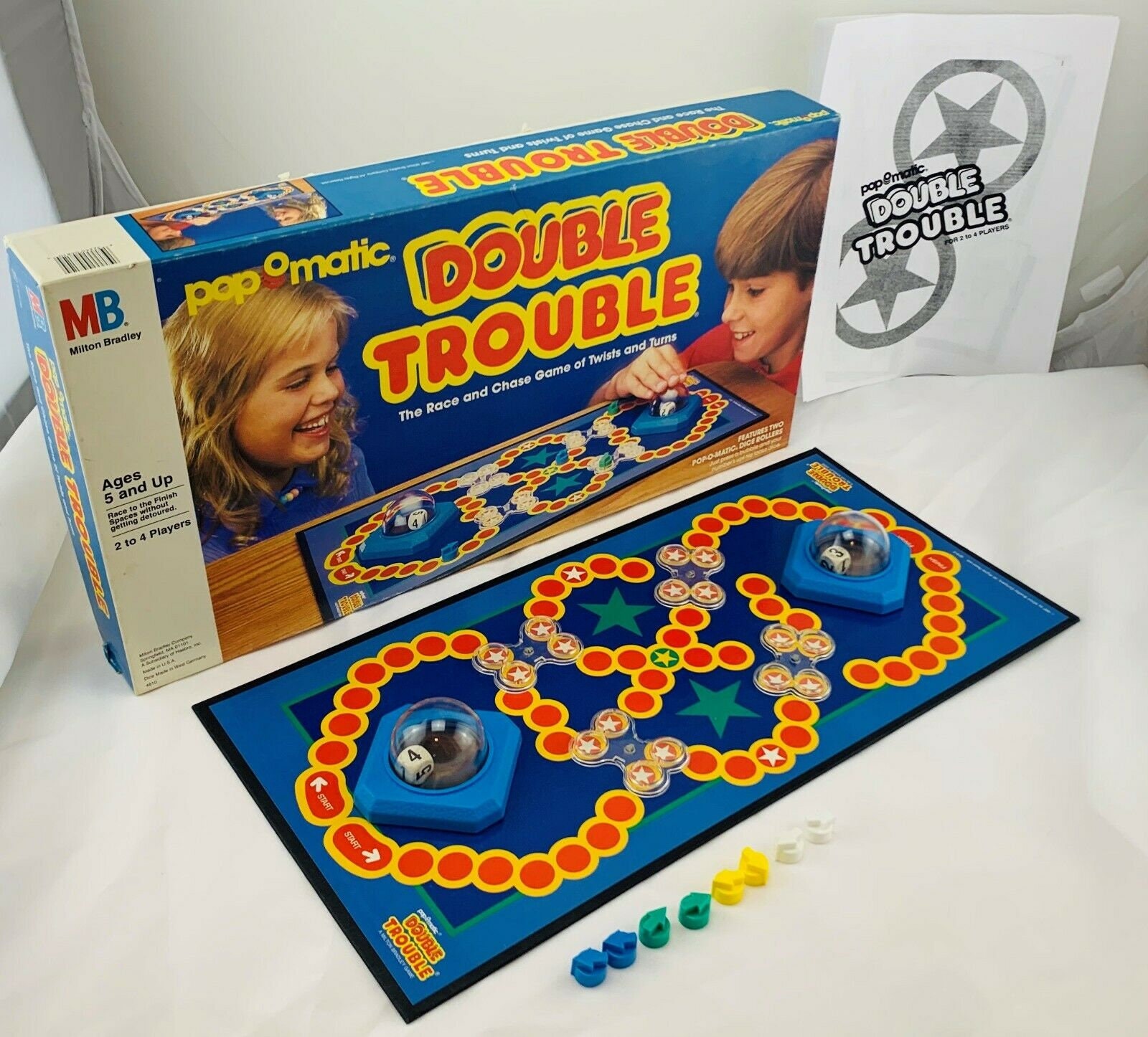 1987 Double Trouble Game by Milton Bradley Complete in Great - Etsy New  Zealand