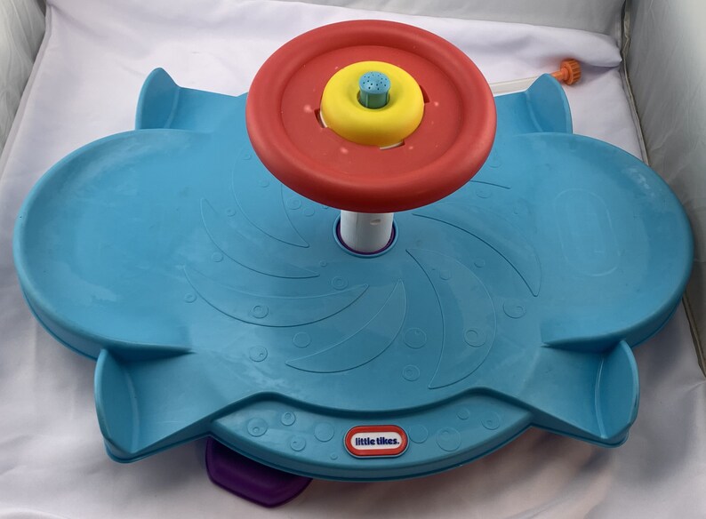 Little Tikes Blue Sit and Spin Splash and Spin Sit N Spin Toy Etsy