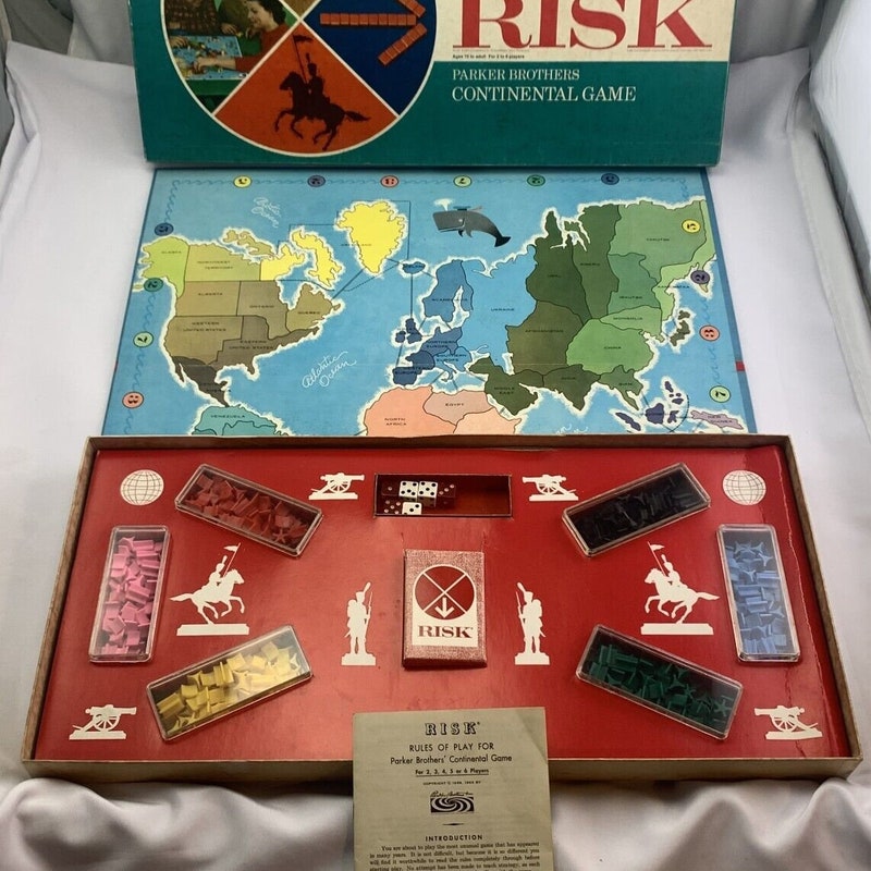 Classic Risk Pieces Risk Game Pieces - Etsy