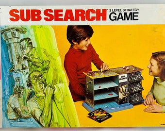 1973 Sub Search Game by Milton Bradley Complete in Great Condition FREE SHIPPING