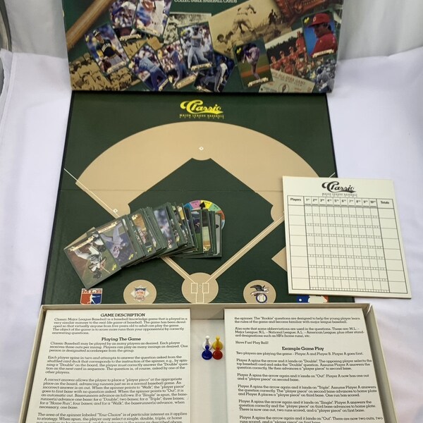Baseball Trivia Game Etsy