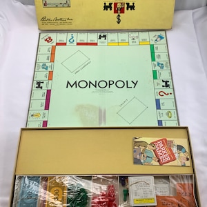 1946 Monopoly Board Game Contents Sealed New Old Stock FREE SHIPPING