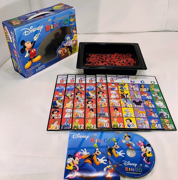 Disney DVD Bingo by Mattel Complete in Great Condition FREE - Etsy