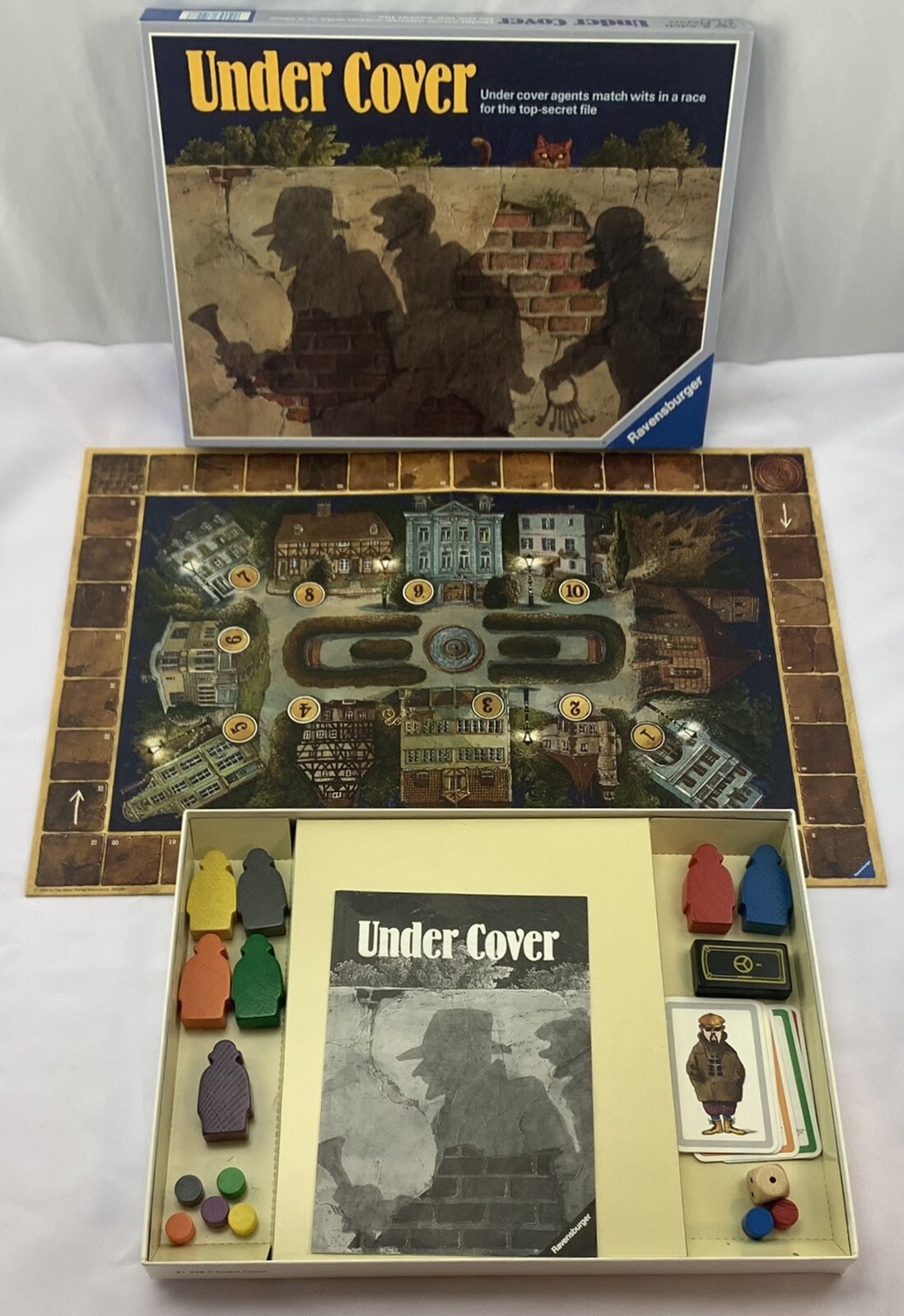 1986 Under Cover Game by Ravensburger Complete in Great Cond - Etsy