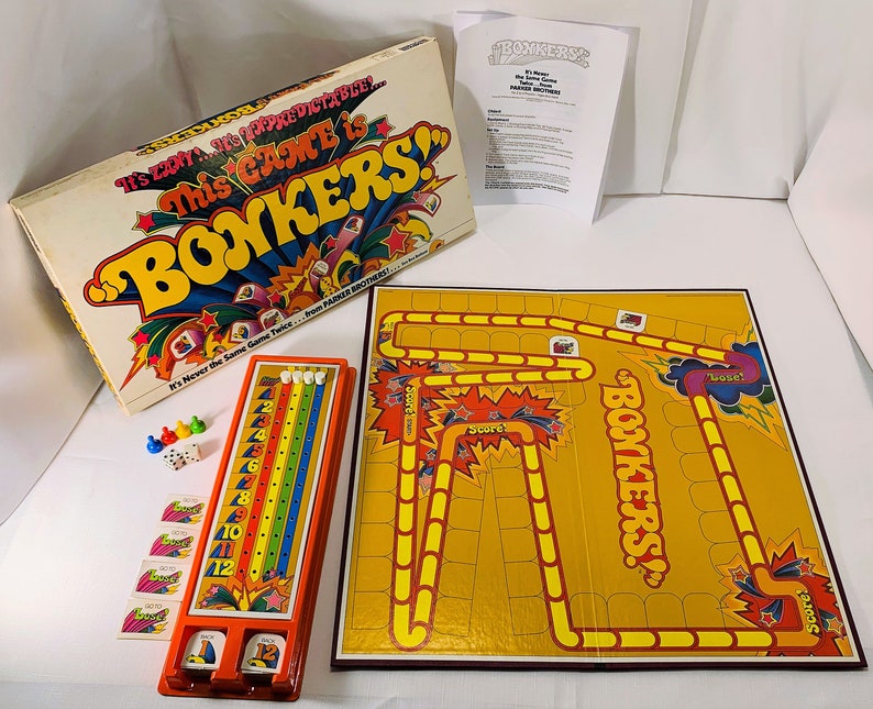 1979 This Game is Bonkers Game by Milton Bradley Complete in Etsy