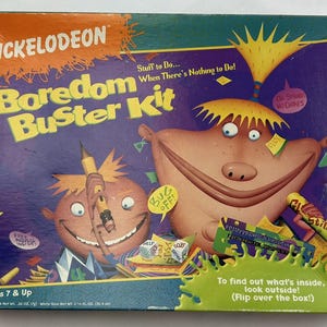 1995 Nickelodeon Boredom Buster Kit New Old Stock Never Opened FREE SHIPPING