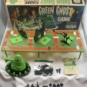 1965 Green Ghost Game by Transogram Complete in Very Good Condition FREE SHIPPING