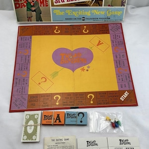 1968 The Dating Game by Hasbro 3rd Edition Complete in Great Condition FREE SHIPPING