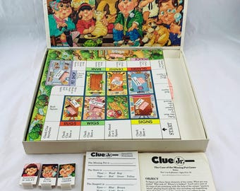 1989 Clue Jr. Case of the Missing Pet Game by Parker Brothers Complete in Great Condition FREE SHIPPING