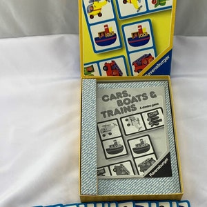 1993 Cars, Boats, & Trains Game by Ravensburger Complete in Great Condition FREE SHIPPING