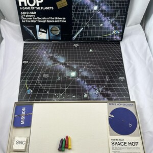 1973 Space Hop Game by Teaching Concepts Complete in Great Condition FREE SHIPPING