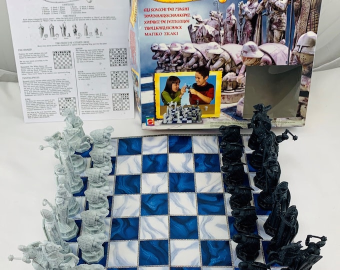 2002 Harry Potter Wizard's Chess Complete in Great Condition FREE ...