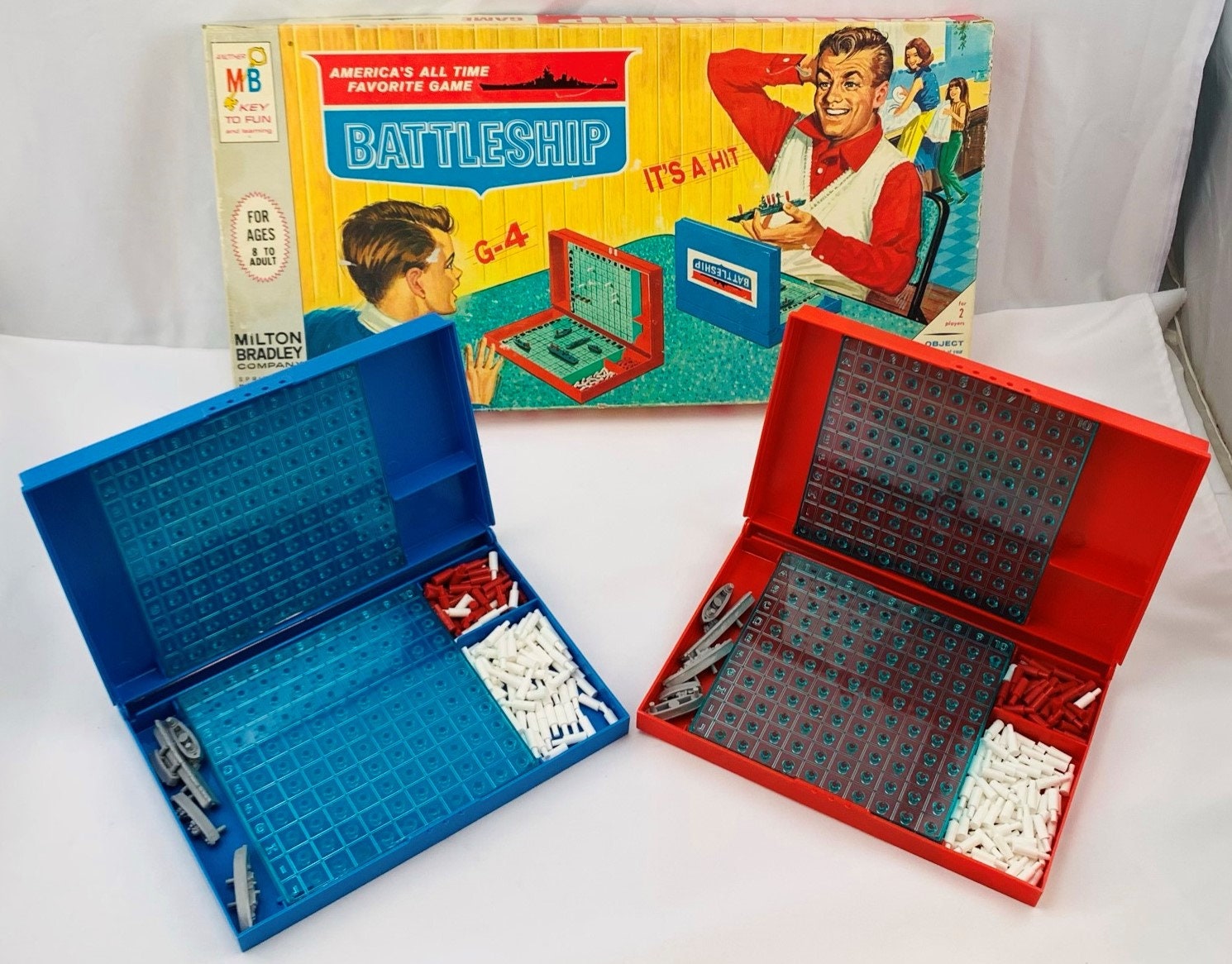 Touché coulé - jeu MB - Milton Bradley