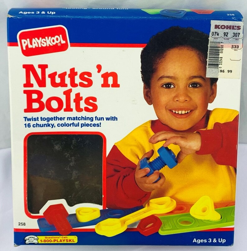 1994 Playskool Nuts and Bolts Playset Complete in Great Etsy