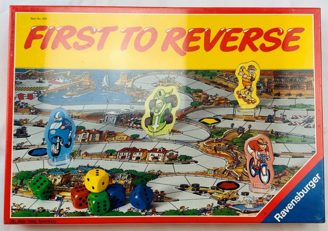 1988 First to Reverse Game by Ravensburger Brand New Sealed FREE ...