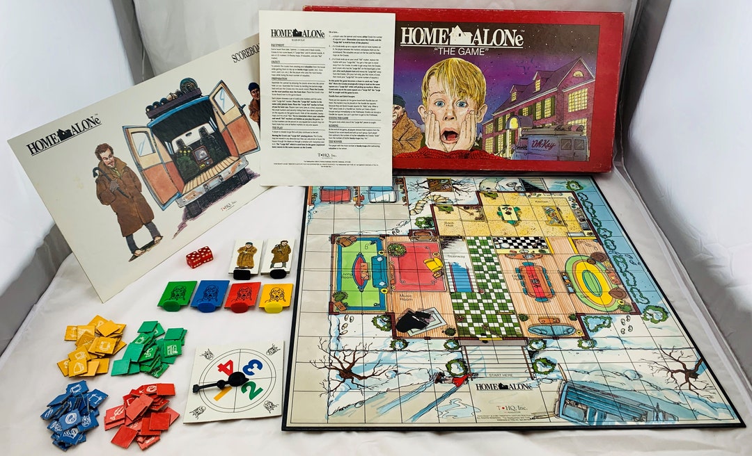 1991 Home Alone Board Game by THQ Complete in Great Condition Etsy