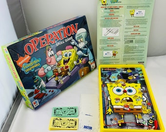 2004 Spongebob Operation Game by Milton Bradley Complete in Great Condition FREE SHIPPING