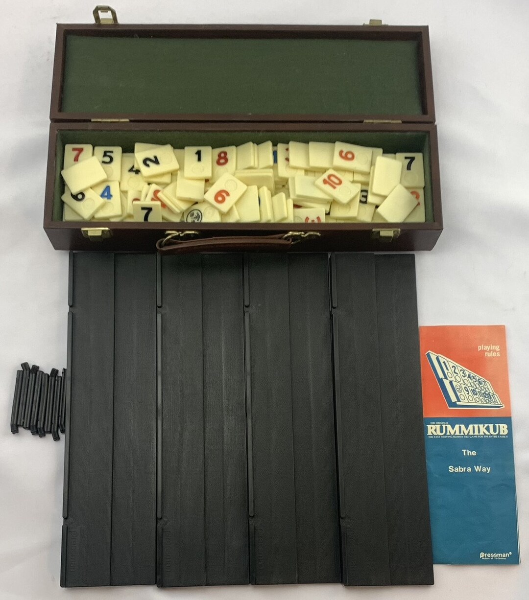 Rummikub Tournament Tile Game in Travel Case Complete in Great Etsy