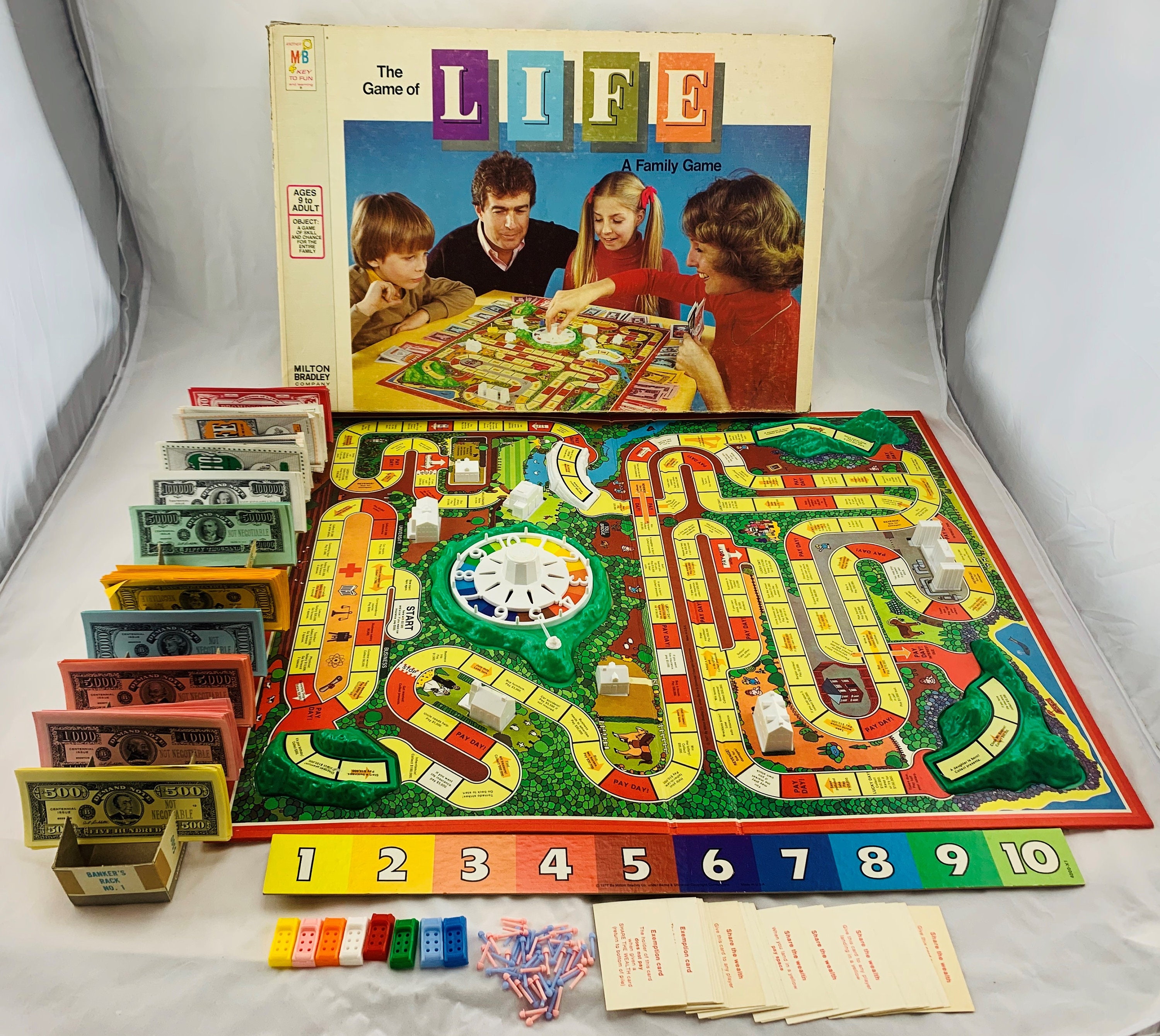 Vintage The Game of Life Board Game, 1979 Milton Bradley, COMPLETE