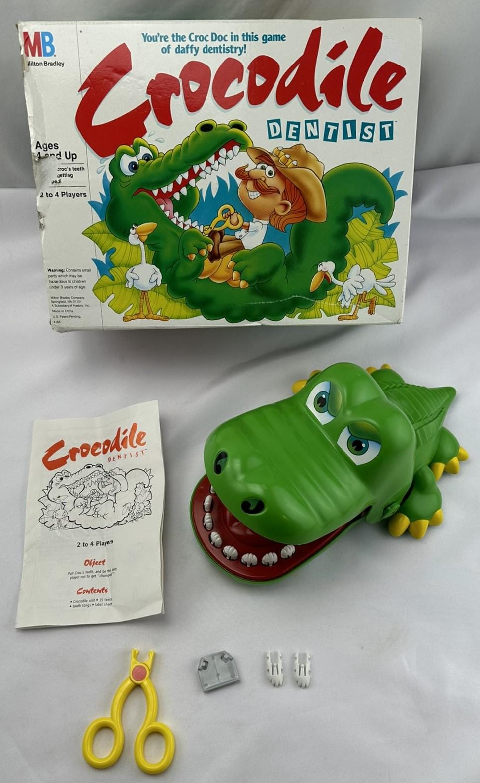 Crocodile Dentist Original Crocodile Dentist 1990 Works! With Box