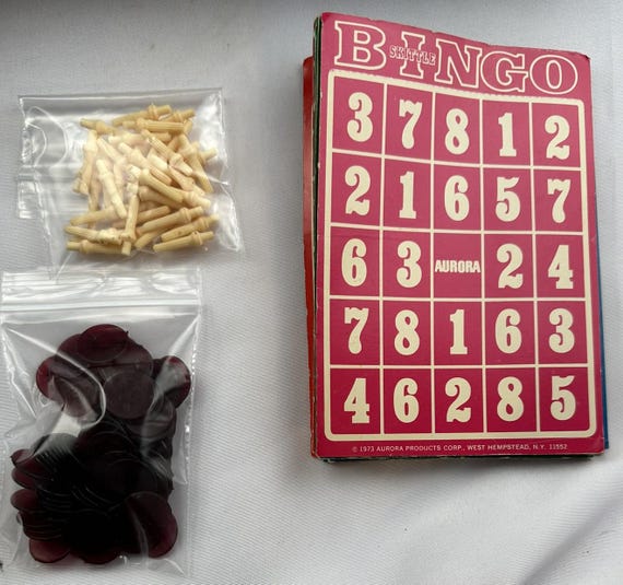 1973 Aurora Skittle Bingo Complete/working in Great Condition FREE