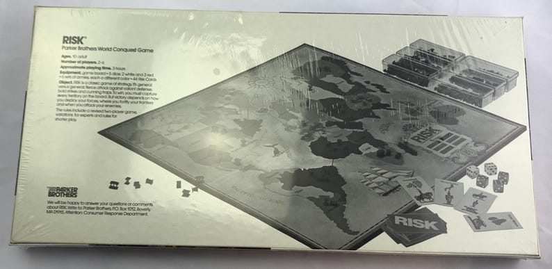1980 Risk Board Game Parker Brothers New Sealed FREE SHIPPING Bild 2