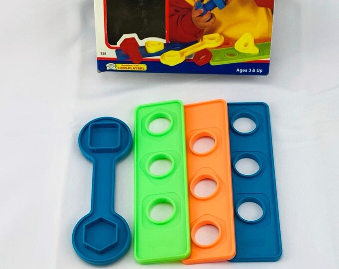 1994 Playskool Nuts and Bolts Playset Complete in Great Etsy
