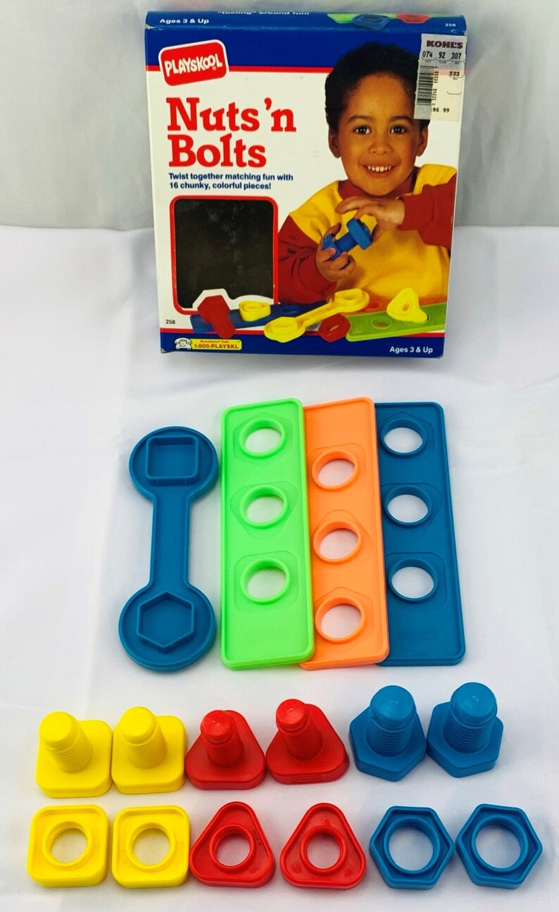 1994 Playskool Nuts and Bolts Playset Complete in Great Etsy