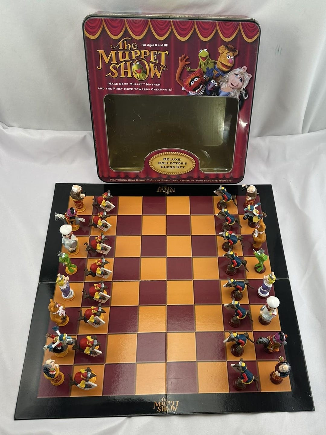 Muppet Chess 2003 Deluxe Muppets Chess Set Complete in Great Condition FREE SHIPPING ...