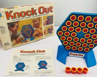1978 Knock Out Game by Milton Bradley Complete in Very Good Condition FREE SHIPPING