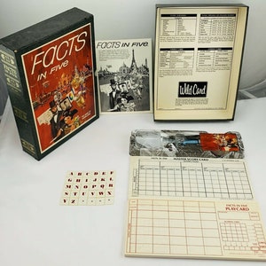 1969 Facts in Five Game by 3M Games Complete in Great Condition FREE SHIPPING