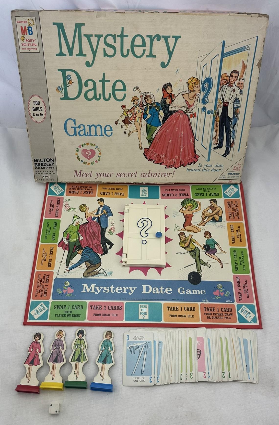 Vintage Mystery Date Board Game - Etsy