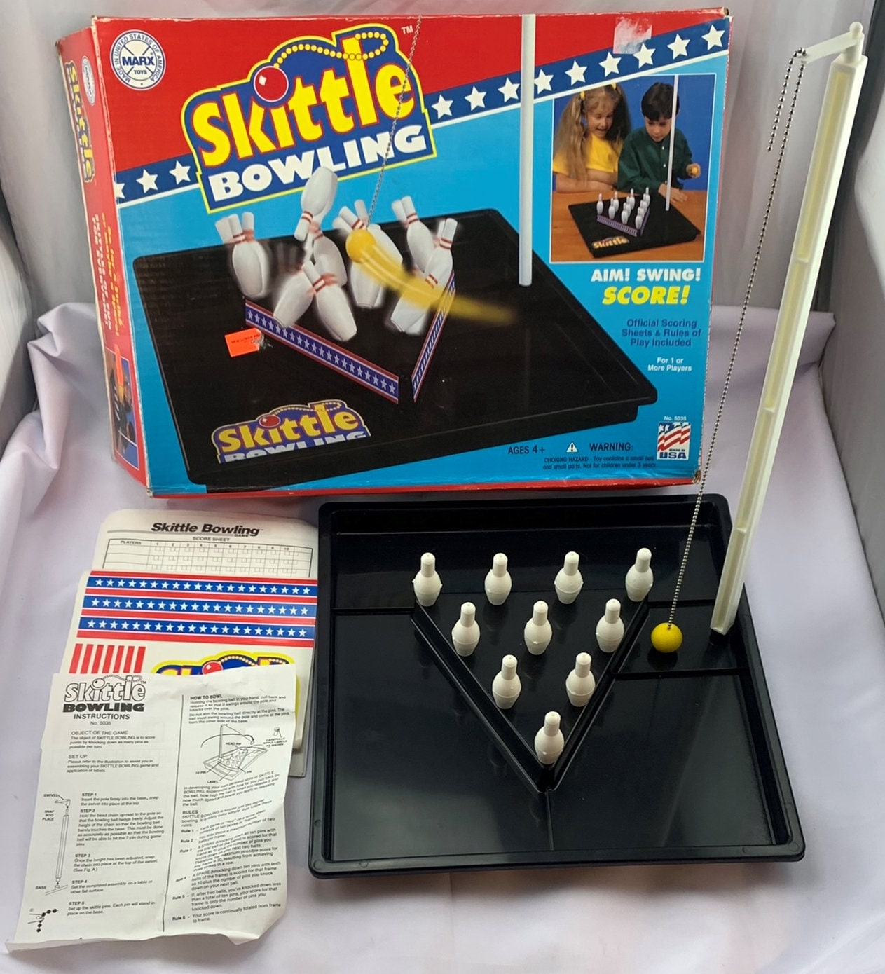 1995 Skittle Bowling Game by Marx Toys Complete in Great - Etsy