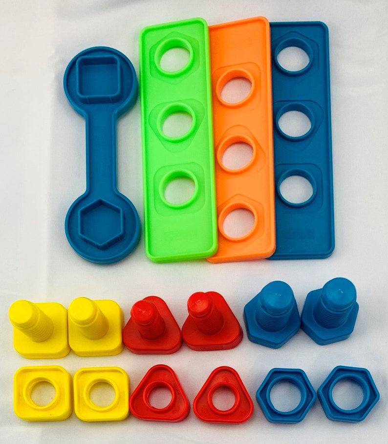 1994 Playskool Nuts and Bolts Playset Complete in Great Etsy