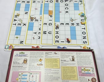 1992 Sesame Street Scrabble Game by Milton Bradley Complete in Great Condition FREE SHIPPING
