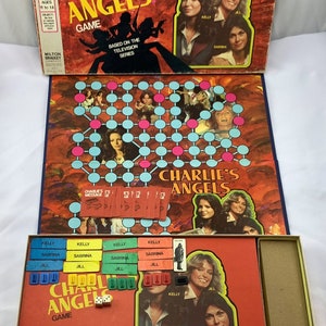 1977 Charlie's Angels Game by Milton Bradley Complete in Very Good Condition FREE SHIPPING