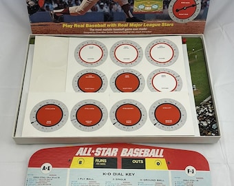 1968 All Star Baseball Board Game by Cadaco New Old Stock FREE SHIPPING