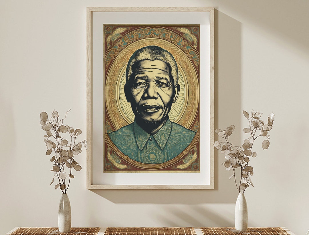 NELSON MANDELA Printable Digital Download ART Instant - Etsy