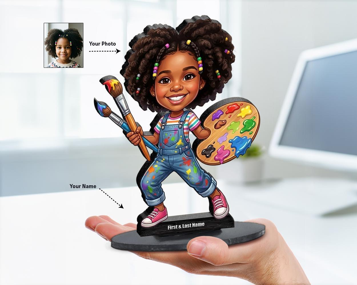 Figurine Caricature De Chanteur - Statuette Humour - Objet Décoratif Neuf - Sans Marque