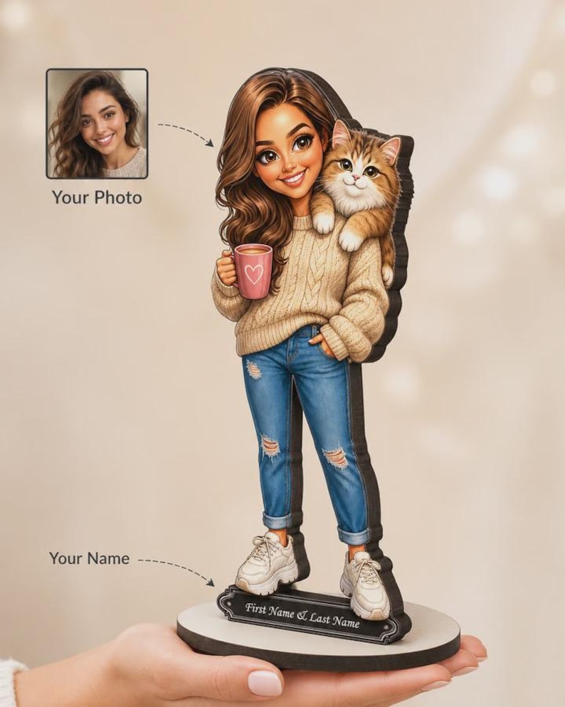 cat-owner-figurine-from-your-photo-personalized-cat-household-desk