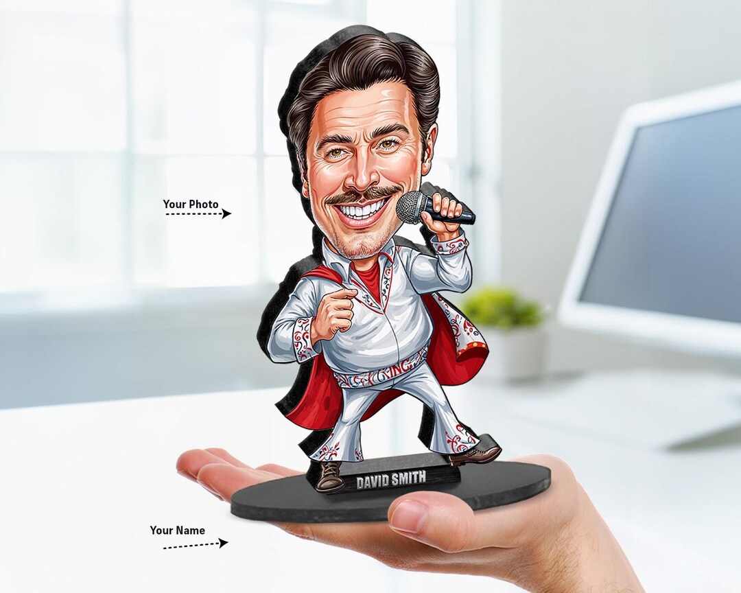 Singer Figure Male Singer Figure | Professional Vocalist Stage Performance Gift ...