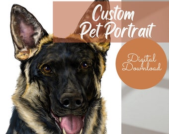 Personalisiertes Haustierportrait