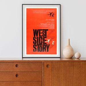 West Side Story Musical Movie Poster Wall Art / Wall Decor / Poster Print