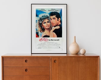 Grease Musical Movie Poster Wall Art / Wall Decor / Poster Print